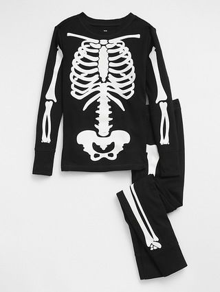 GapKids &#x26;#124 100% Organic Cotton Skeleton PJ Set | Gap Factory