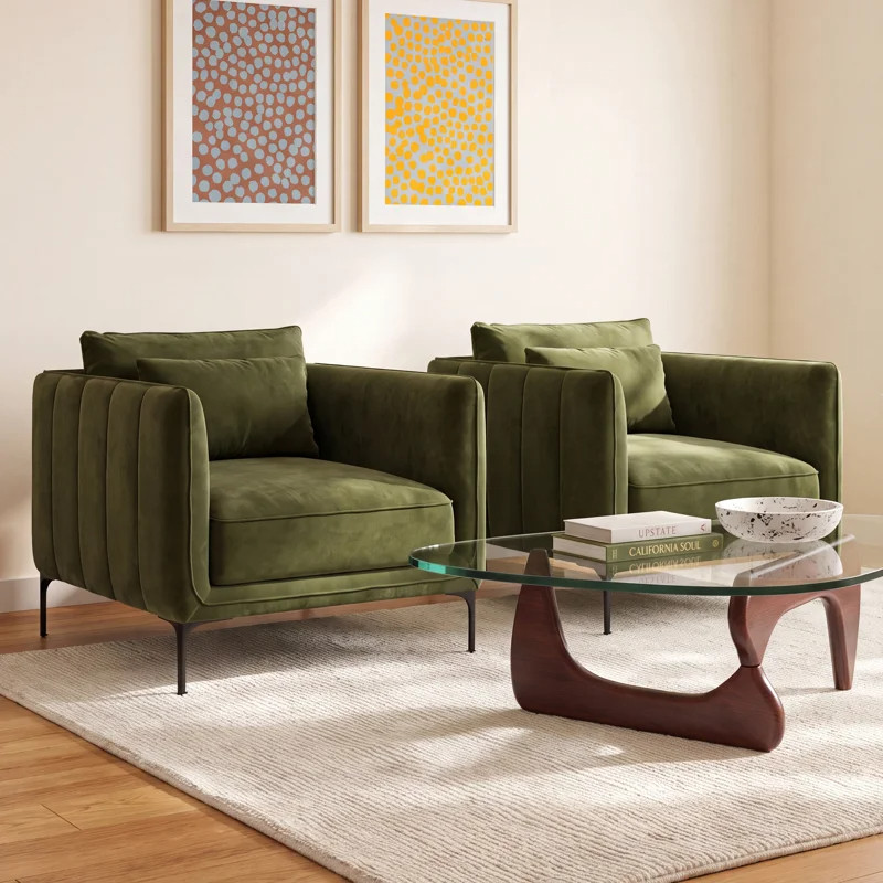 Fall = new chair energy 🍂 These luxe Wayfair finds instantly upgrade your living room… soft textures + clean lines = perfection
#ltkhomeinspo #wayfairfind #fallrefresh #cozylivingroom #accentchairfinds #neutralhome #moderndecor #homedetails #interiorstyle #ltkfall 

 #LTKSeasonal #LTKHome #LTKSaleAlert