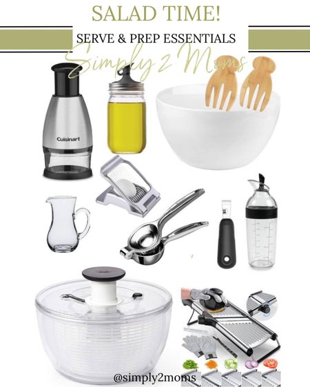 Everything you need to prep and serve salads in style. These Amazon finds are all super affordable! Stay healthy this season by serving more salads as the weather gets warmer.

#LTKunder50 #LTKhome