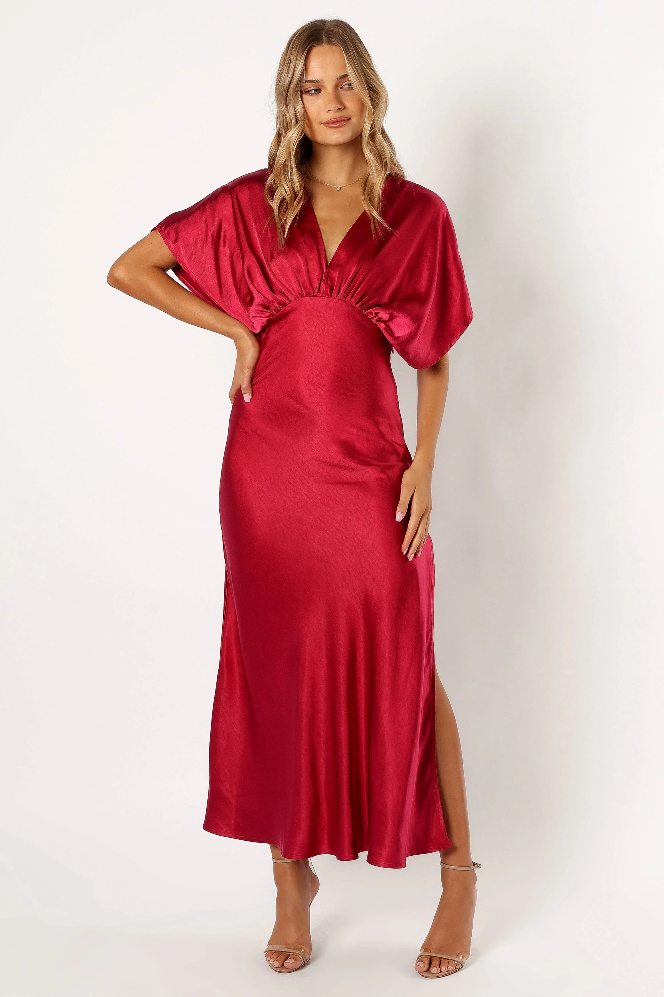 Ricki Maxi Dress - Ruby Wine | Petal & Pup (US)