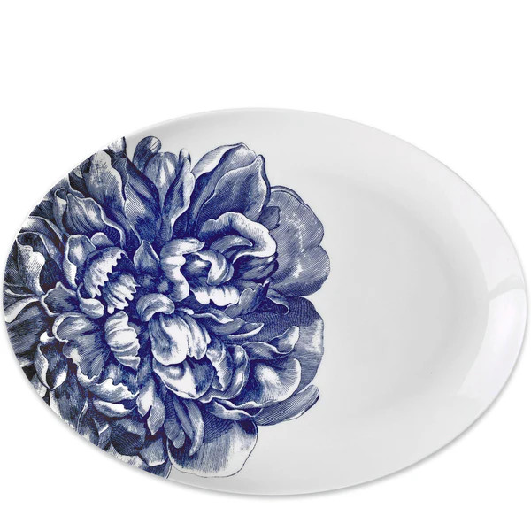 Peony Medium Coupe Oval Platter | Caskata