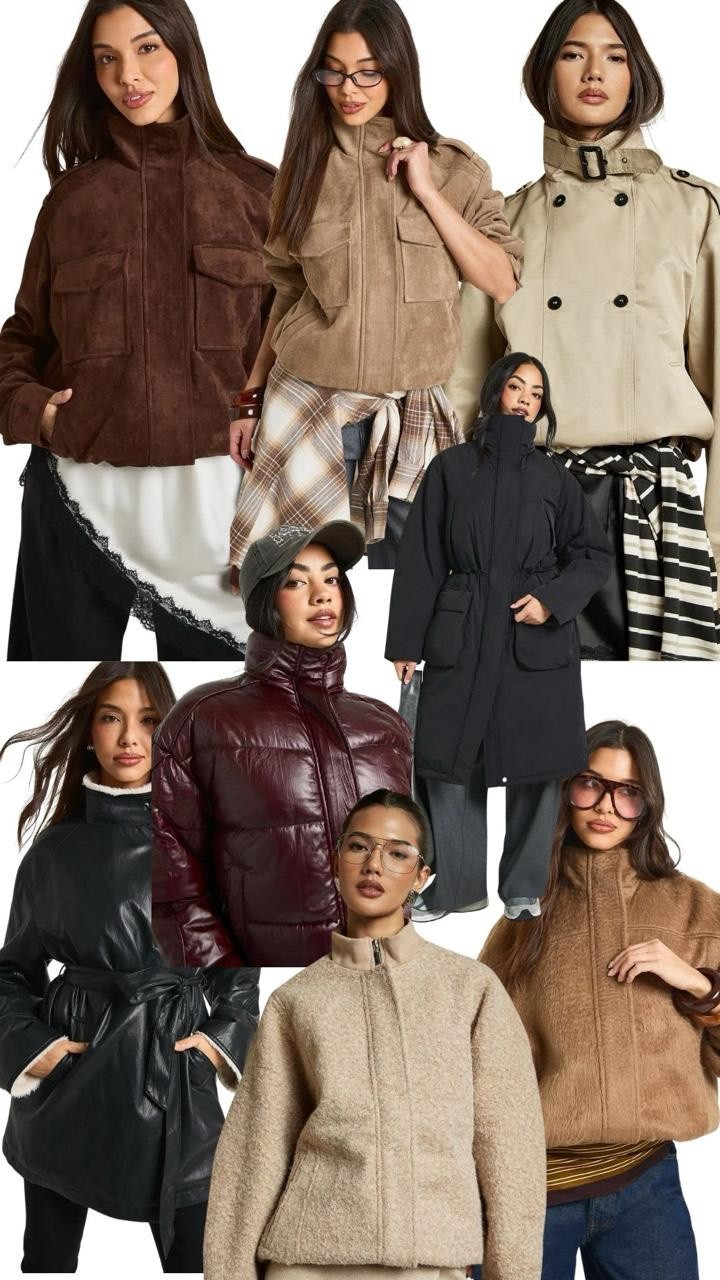 New jackets that have caught my attention! 👀 all so affordable too! Code CHLOEWAR for extra money off too! 

Jackets, funnel neck, boohoo 

#LTKwinter #LTKuk #LTKfestive