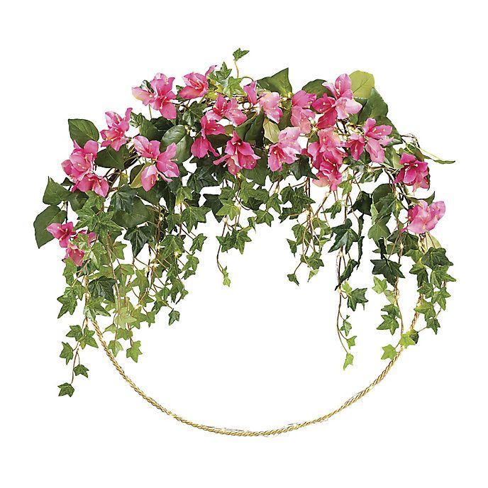 Outdoor Bougainvillea & Ivy Micro Light Wall Hang | Frontgate | Frontgate