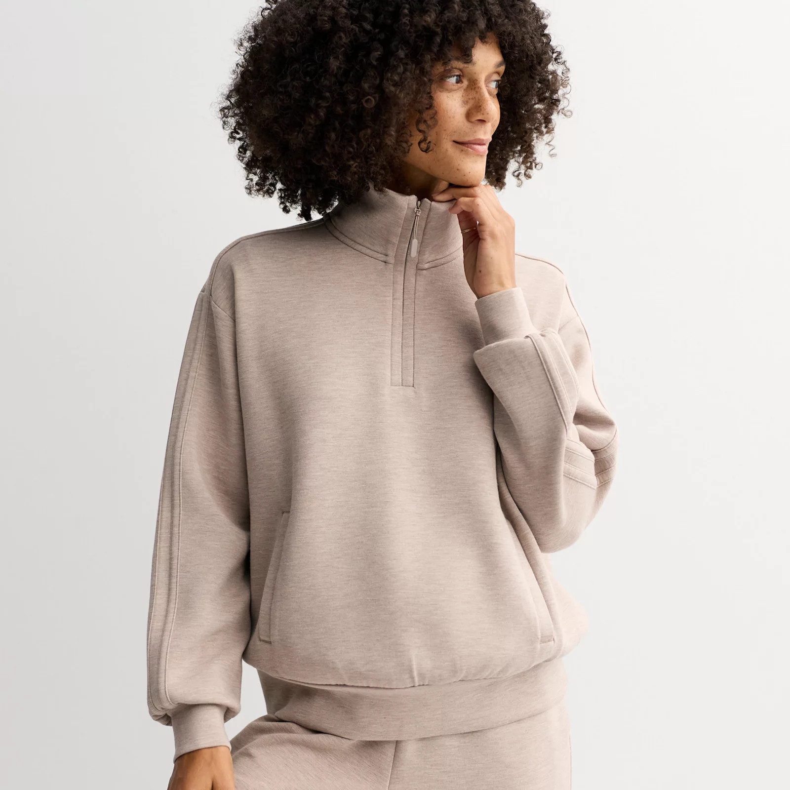 Women's FLX Solace 1/4 Zip Track Jacket | Kohl's