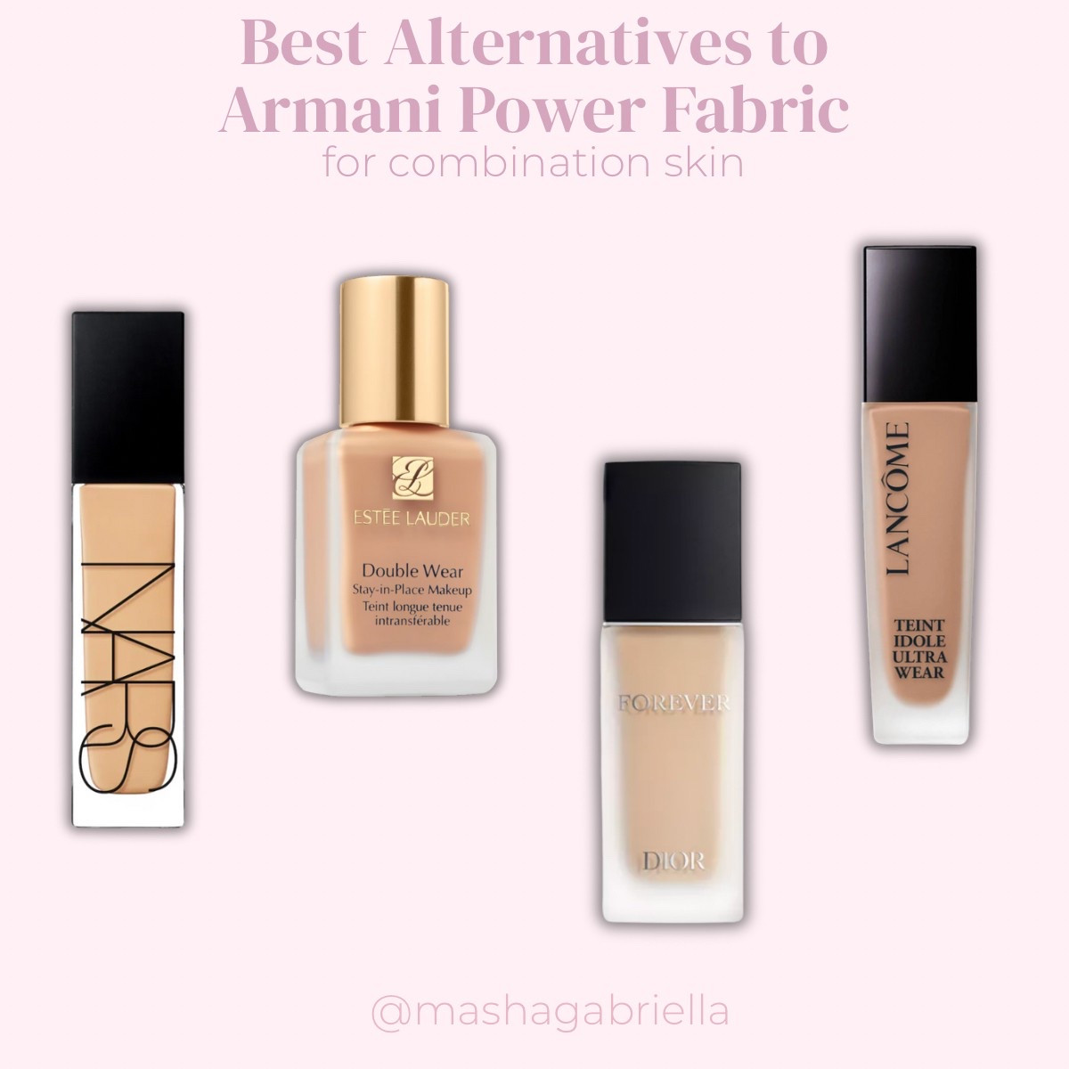 Still searching for a Power Fabric dupe? These are the best foundations I’ve tried for combination skin — lightweight, long-wear, and flawless on textured or oily areas. All linked 💖

#foundationdupes #comboskinapproved #powerfabricdupe #ltkbeauty #mashagabriella #flawlessbase #summermakeup

#LTKParties #LTKSummerEdit #LTKBeauty