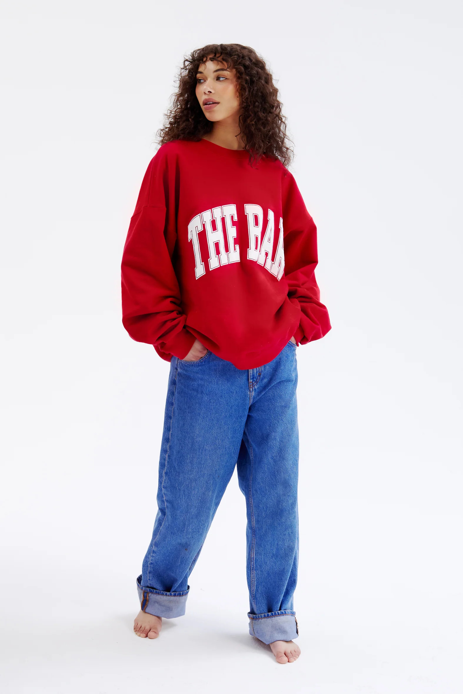 VARSITY SWEATSHIRT RUBY | The Bar