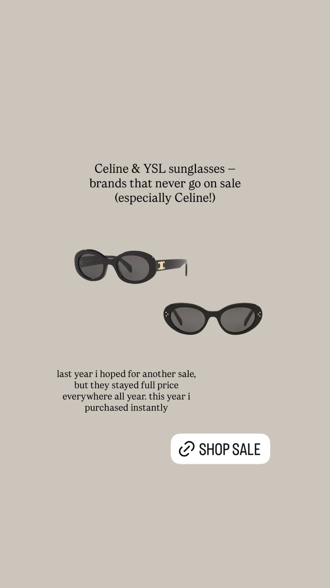 CELINE & YSL CLASSICS ON SALE

#LTKCyberWeek #LTKdeutschland #LTKeurope