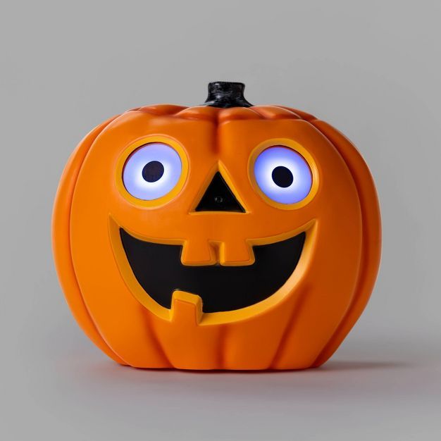 9" Pumpkin with Color Changing Eyes Halloween Decorative Scene Prop - Hyde & EEK! Boutique™ | Target