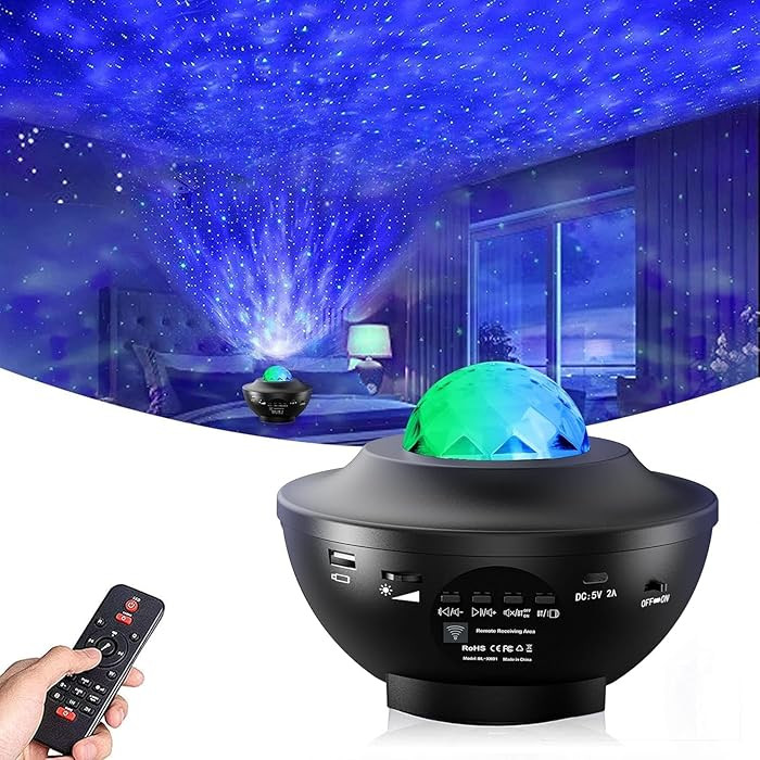 Galaxy Star Projector, Amorno Nebula LED Night Light for Room Decor, Ocean Wave Starry Sky Light ... | Amazon (CA)