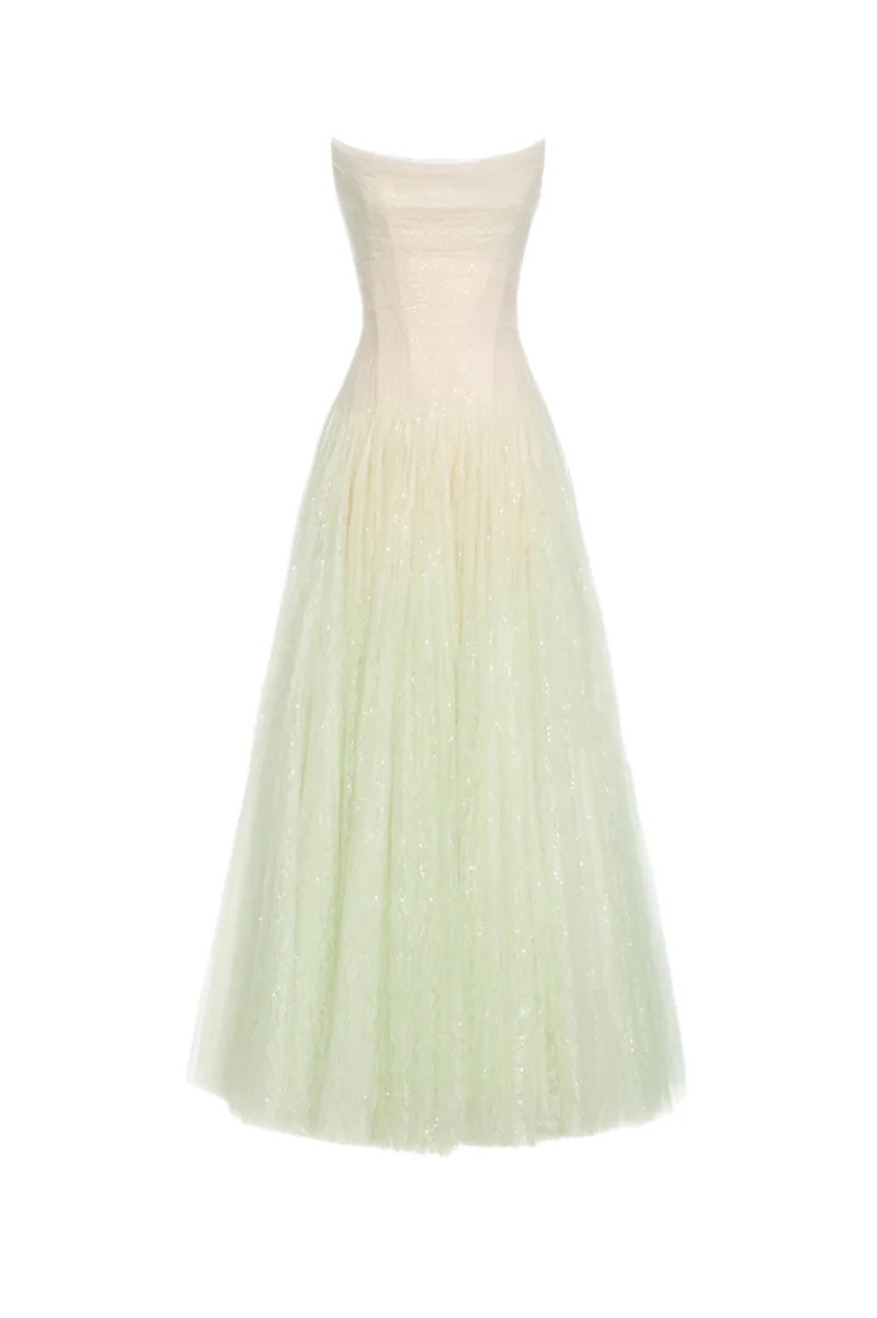 MINT DRAPED LACE MAXI DRESS | Montsand | CULT MIA | CULT MIA UK LTD