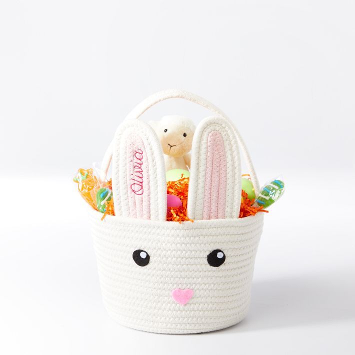 Woven Bunny Basket | Mark and Graham