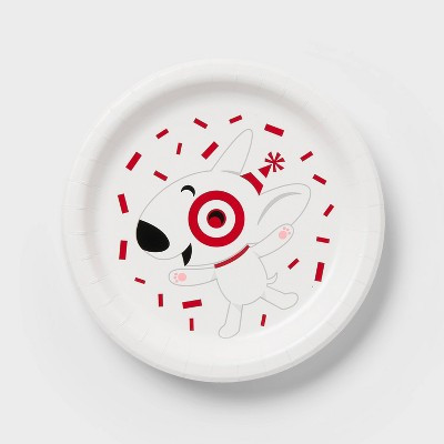 20ct Target Bullseye Birthday Party Snack Paper Plates - Spritz™ | Target