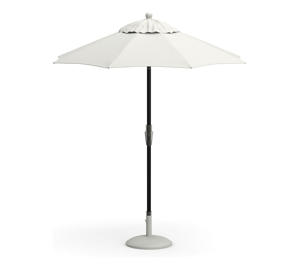 6' Round Outdoor Patio Umbrella – Rustproof Aluminum Tilt Frame | Pottery Barn (US)