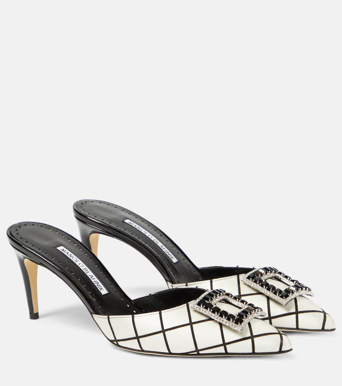 Latexamu 70 embellished satin mules | Mytheresa (US/CA)