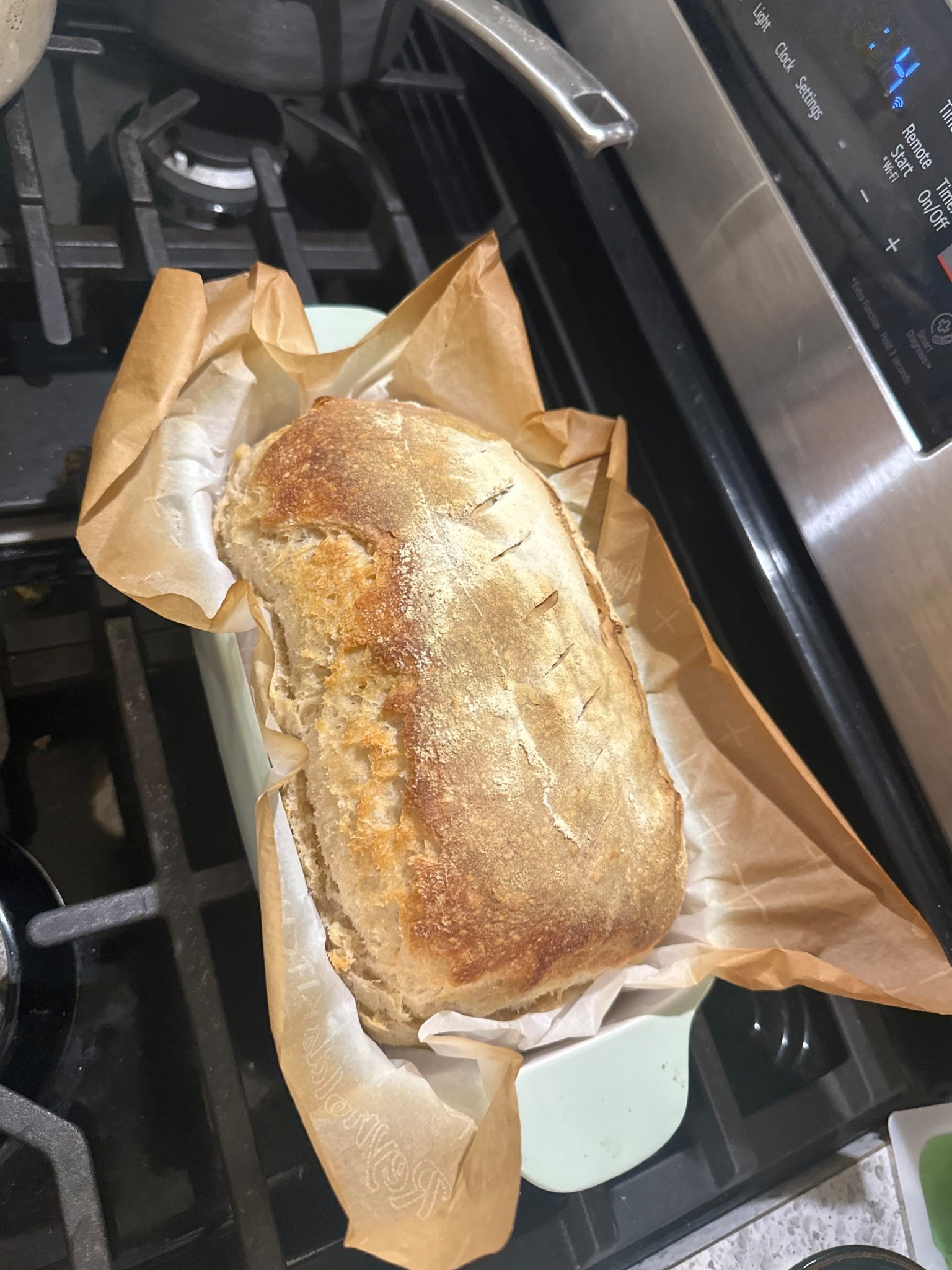 Guys I’m OBSESSED with sourdough 😍🥖
There’s just something so satisfying about pulling a fresh loaf out of the oven — golden, crusty, and smelling heavenly. This one came out with the perfect crispy edge and soft chewy inside (honestly, it’s giving bakery vibes 🫶).

I’ve been experimenting with my starter, timing, and bake temp — and I’m finally getting that beautiful rise and split crust! If you’ve ever thought about making your own sourdough, consider this your sign to start. It’s way easier than it looks and sooo worth it.

🧺✨ Tap to shop everything you need to bake your own cozy-home sourdough magic!

#SourdoughBaking #CozyHomeVibes #BakingFromScratch

#LTKHome #LTKSaleAlert #LTKSeasonal