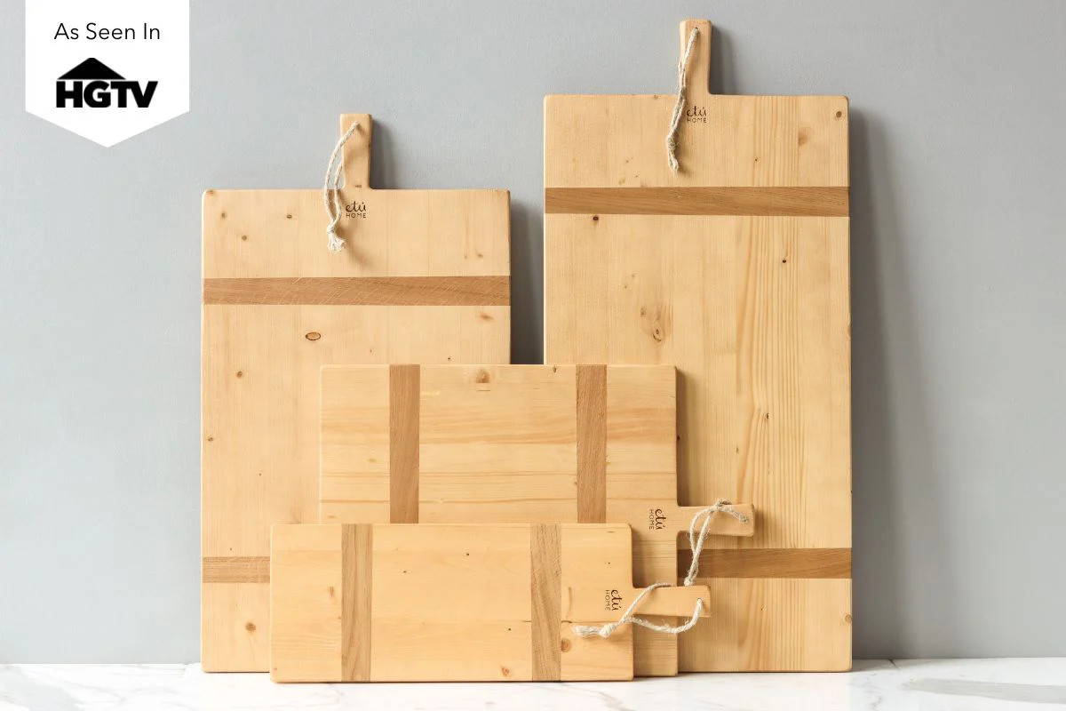 Rectangle Pine Charcuterie Board | etúHOME