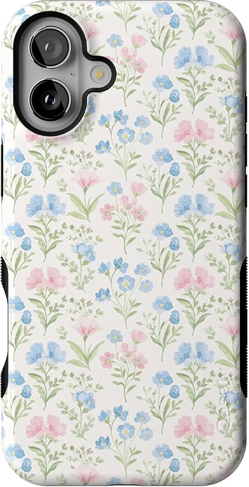Casely iPhone 16 Case | Pastel Garden | Sunday Best | Compatible with MagSafe | Bold Protective D... | Amazon (US)