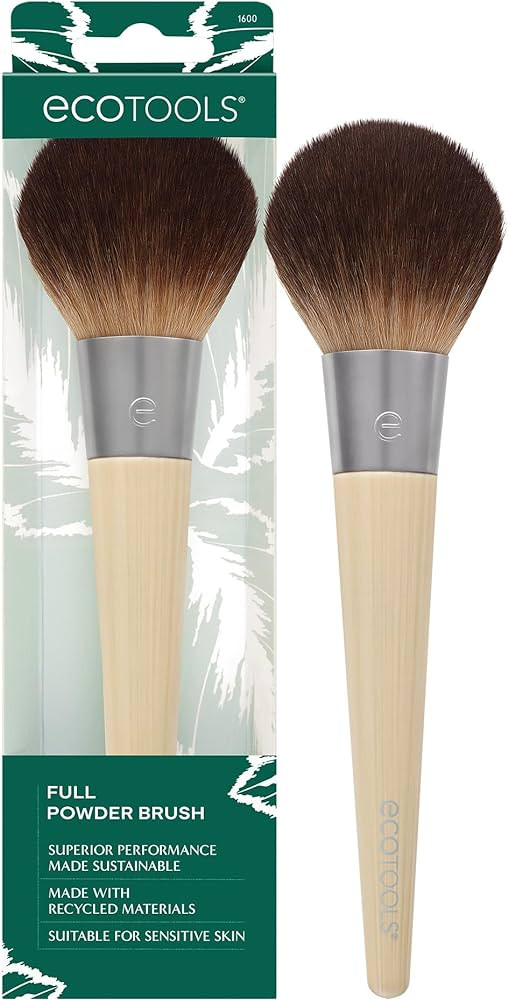 EcoTools Full Powder Brush, Fluffy Makeup Brush For Loose & Pressed Powder, Best For Setting Make... | Amazon (US)