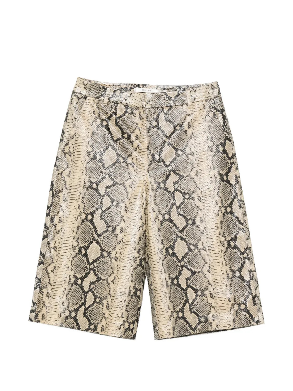 GestuzGzallis snakeskin-print shorts | Farfetch Global