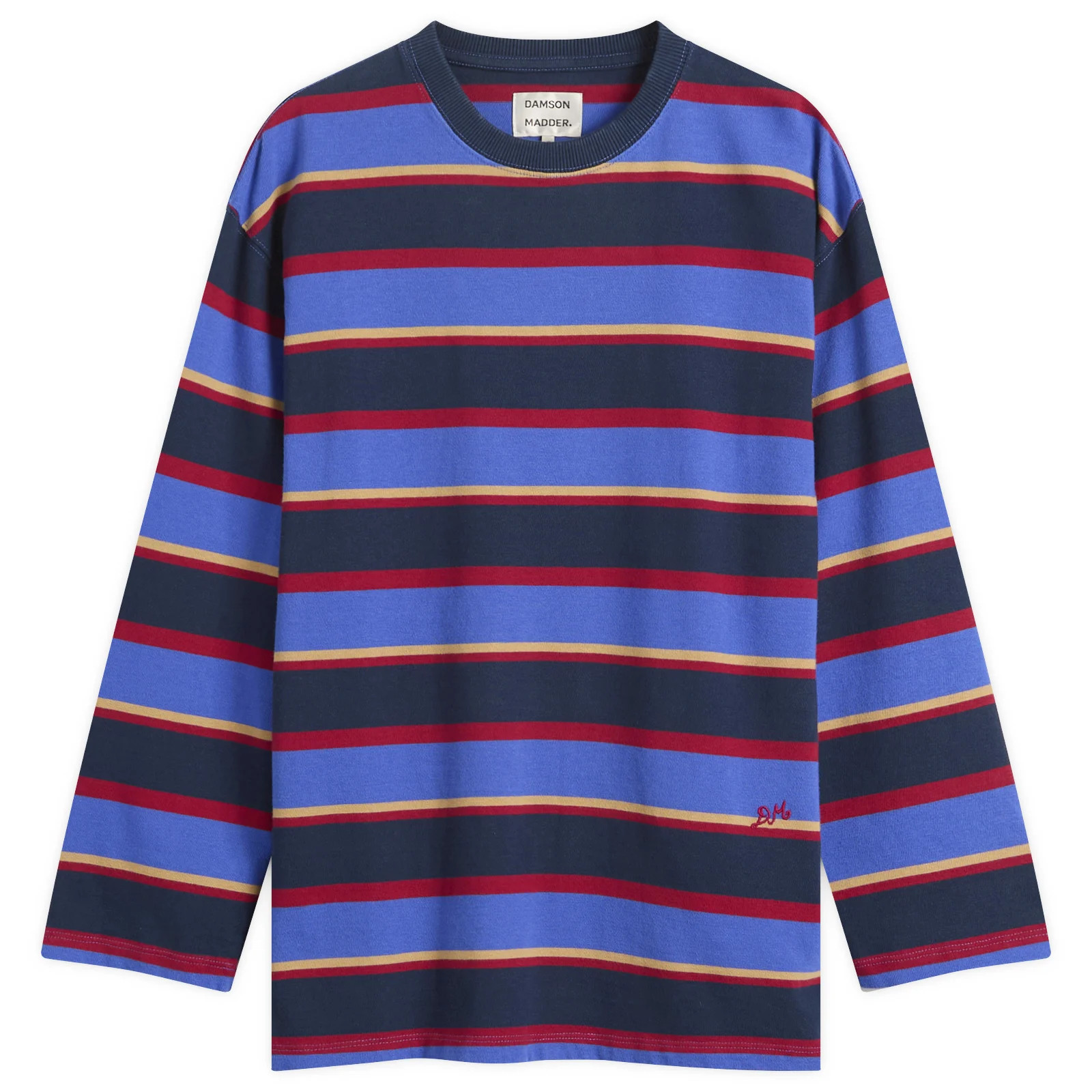 Damson Madder Women's Ali Long Sleeve Stripe T-Shirt in Multi, Size UK 10 | END. Clothing