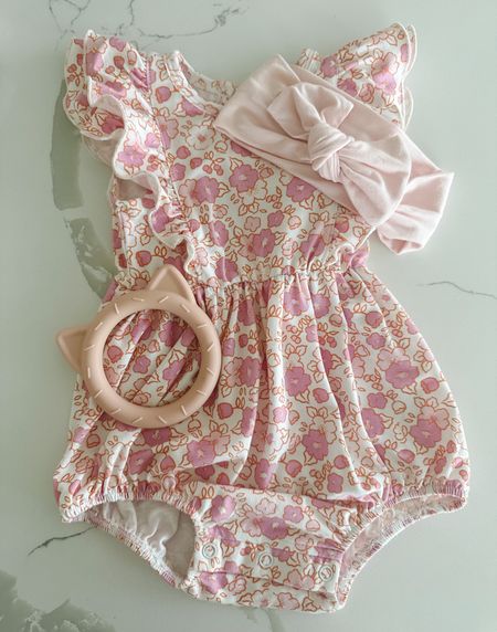 Baby summer outfit with pink and orange floral dress. Linking similar pattern and then a similar style! Perfect for the summer months  

#LTKstyletip #LTKbaby