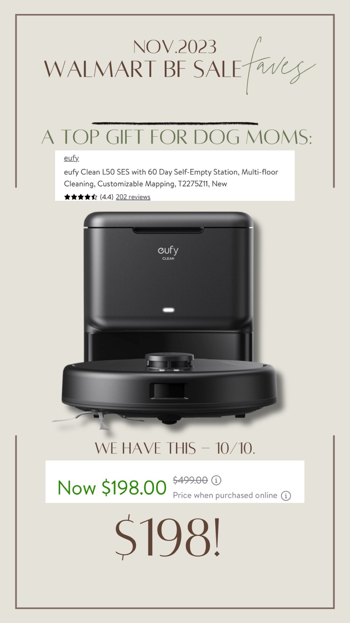 eufy Clean L50 with 4,000 Pa Ultra … curated on LTK