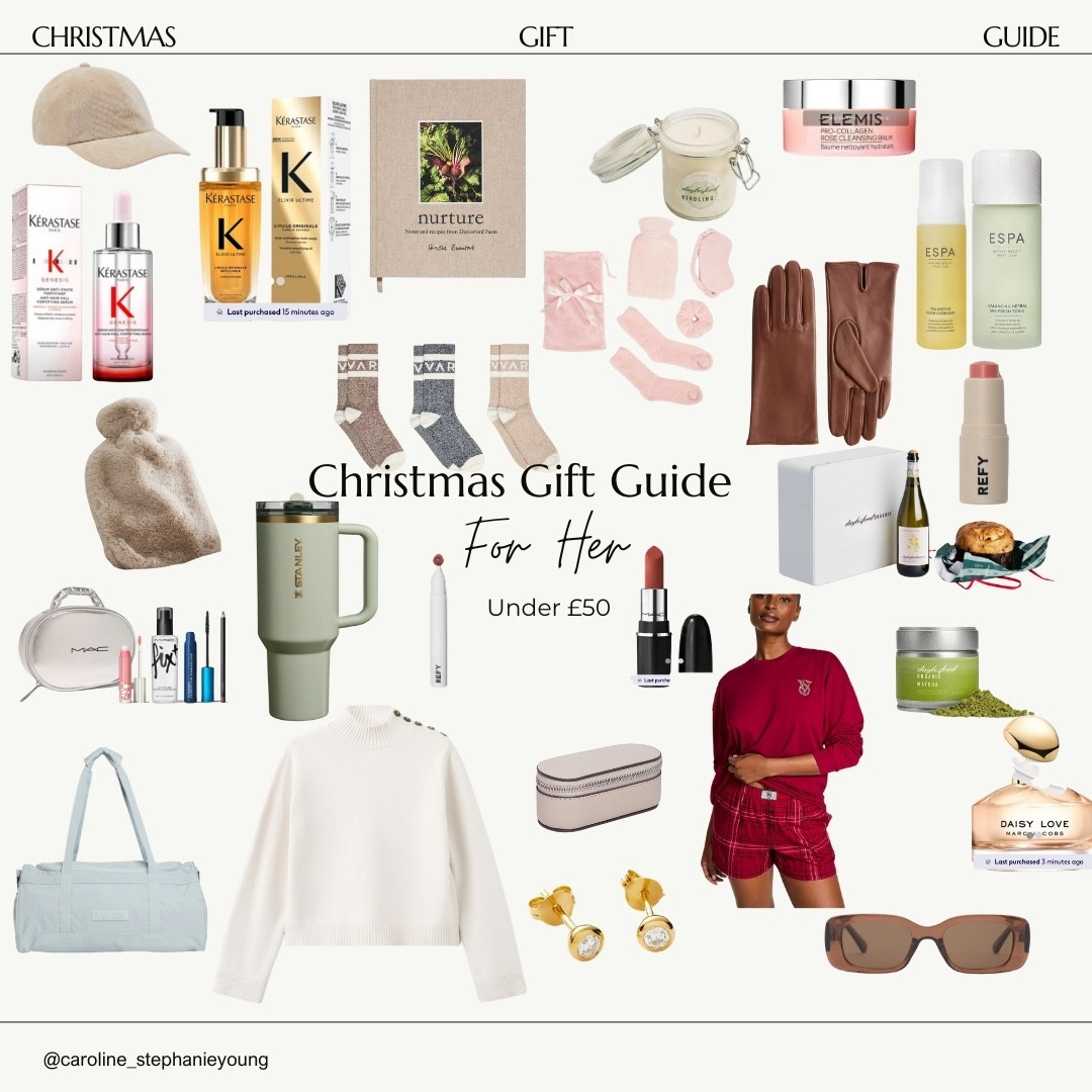 Christmas gift guide for her under £50

Pyjamas cook pork Beauty skincare hair care wellness pyjamas, cozy jewelry fragrances gift guide festive wear Gym wear cozy socks beauty skincare

#LTKwinter #LTKfestive #LTKgiftguide