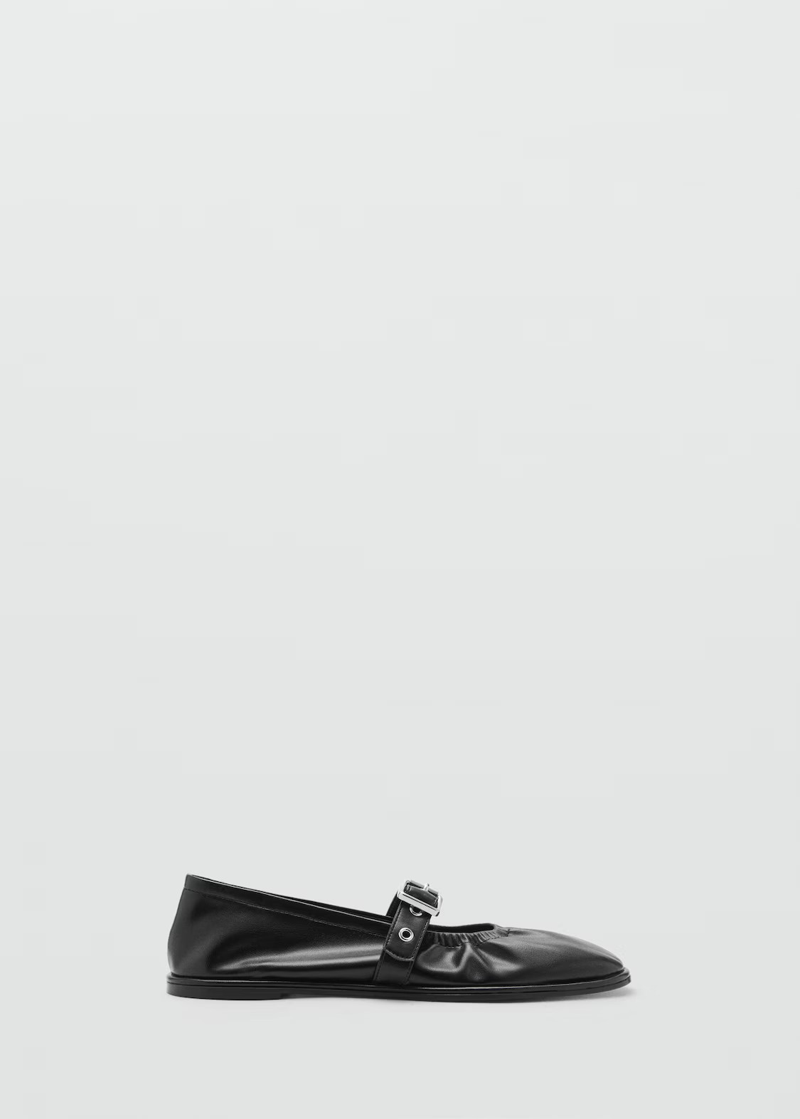 Round-toe ballet flats with buckle | MANGO (UK)