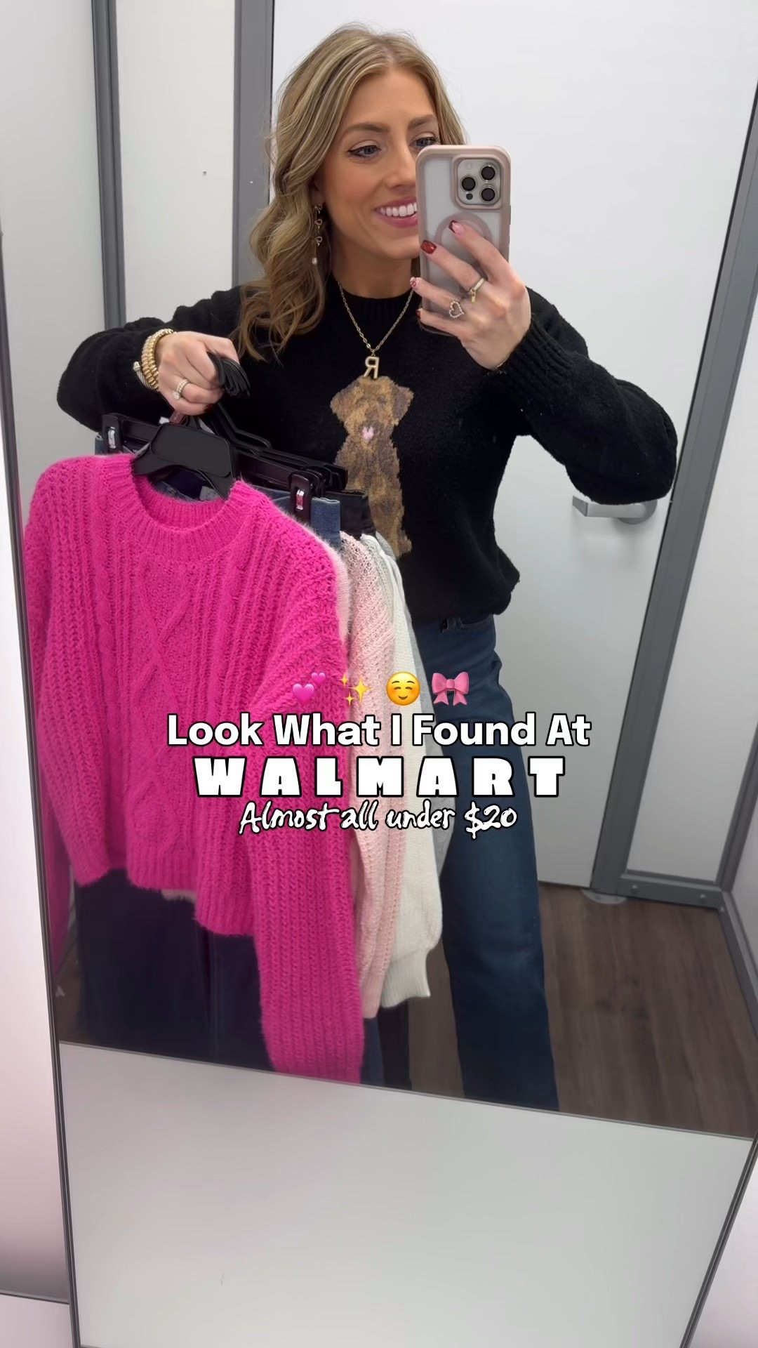 Walmart fashion in-store try-on today and WOW 🤍✨ I found five brand new sweaters you’re going to love. From cozy textures to fun details (like this fringe sleeve sweater!), Walmart is killing it with new arrivals right now. All affordable, all amazing quality, and all linked in LTK for easy shopping.

Almost ALL of these are under $20 🥳

#WalmartFashion #WalmartTryOn #WalmartFinds #WinterSweaters #AffordableFashion #InStoreFinds #LTKfashion #LTKwinter #TryOnHaul #CozyOutfits #EverydayStyle #HolidayOutfitInspo