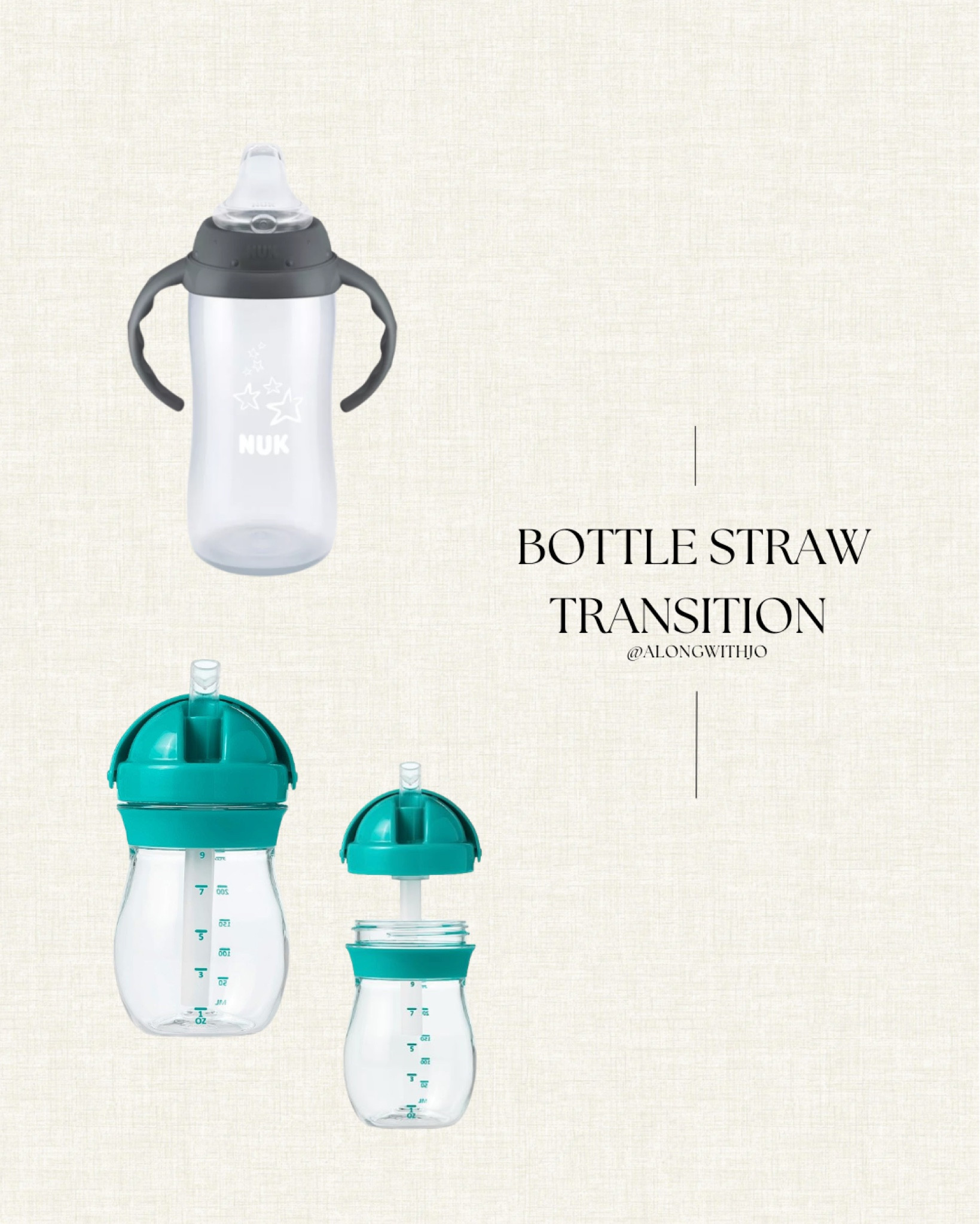 Bottle straw transition cups 

#LTKkids