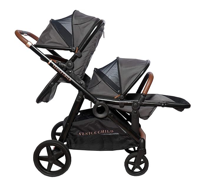 Venice Child Maverick - Tandem Stroller, Single to Double Stroller - 2 Toddler Seats & Car Seat A... | Amazon (US)