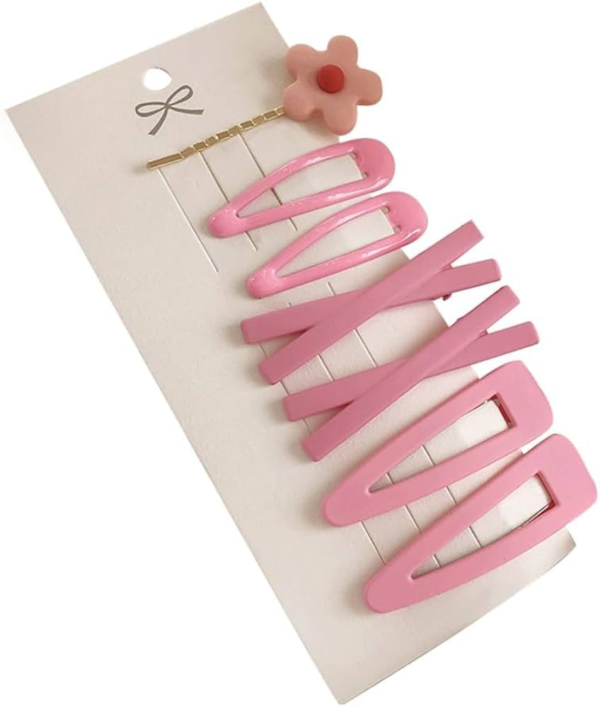 7 Piece Flower Hair Clips Set, Decorative Barrette Bobby Pin Collection for Women and Girls, Swee... | Amazon (US)