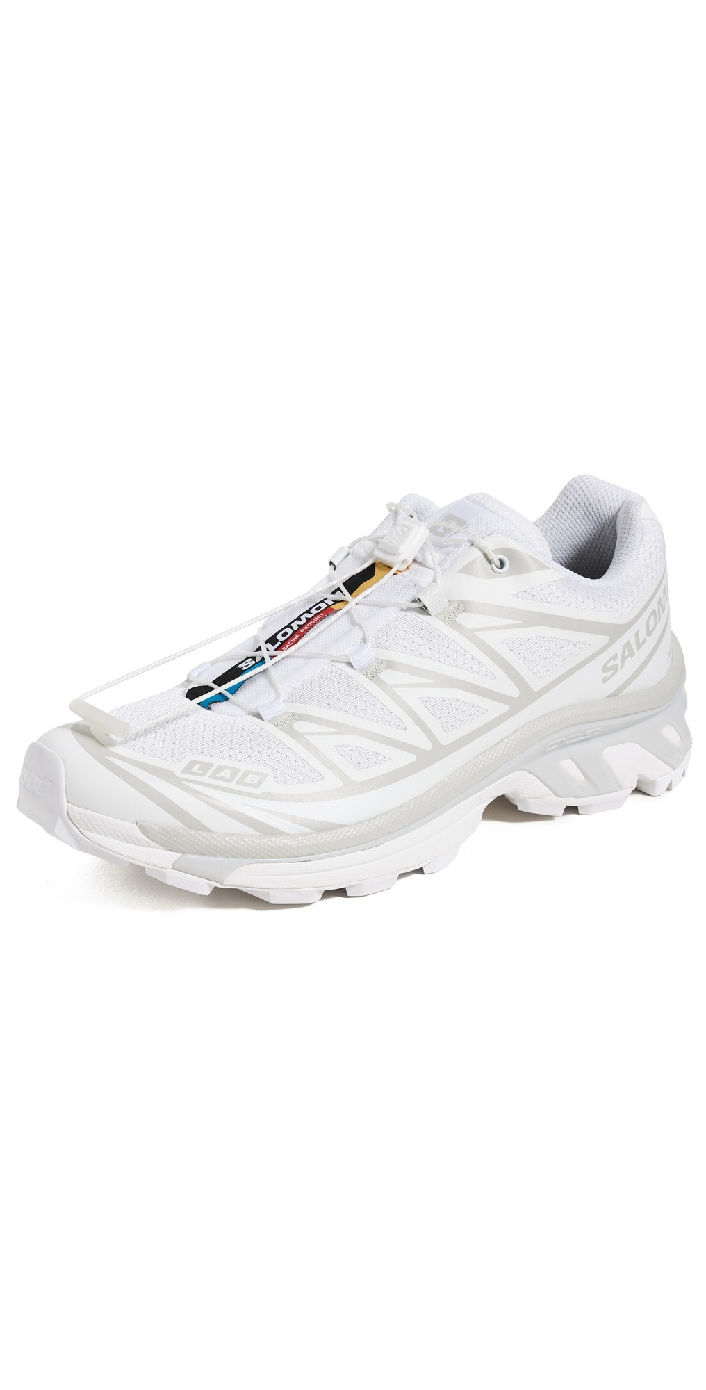 Salomon XT-6 Sneakers White/White/Lunar Rock M 12 | Shopbop