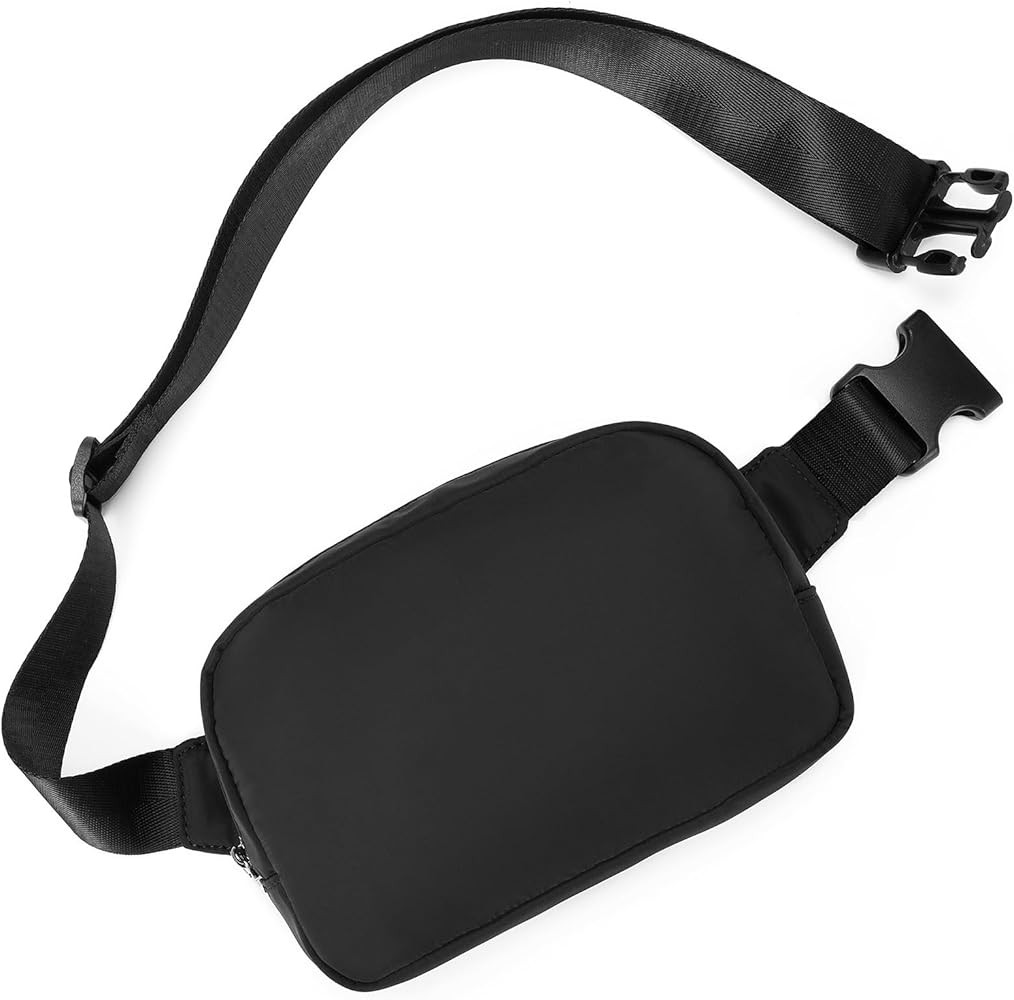 YOUTH PORT Waterproof Belt Bag Crossbody Fanny Pack with 3-Zipper Pockets Adjustable Strap, Every... | Amazon (US)