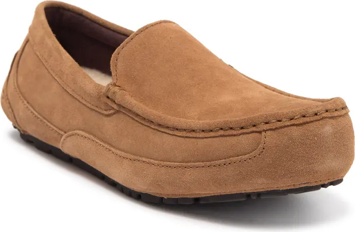 UGG® Alder Faux Shearling Lined Suede Slipper (Men) | Nordstromrack | Nordstrom Rack