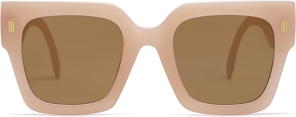 SOJOS Vintage Oversized Square Sunglasses for Women,Retro Womens Luxury Big Sun Glasses UV400 Pro... | Amazon (US)