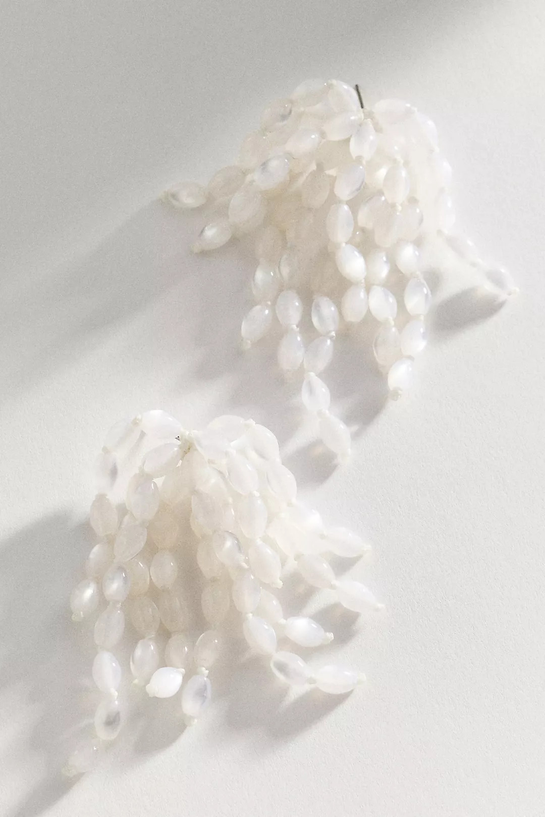 By Anthropologie Beaded Fringe Statement Earrings | Anthropologie (US)