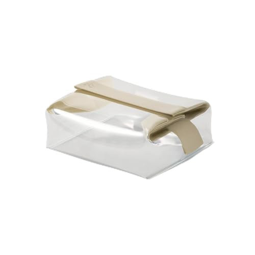 Cadence Parcel - Clear Kit with Magnetic Closure - Durable and Leak-Resistant Travel Toiletry Kit - TSA-Compliant & Modular Design - Hygiene Bag for Travel Essentials - 1 Qt - Pebble | Amazon (US)