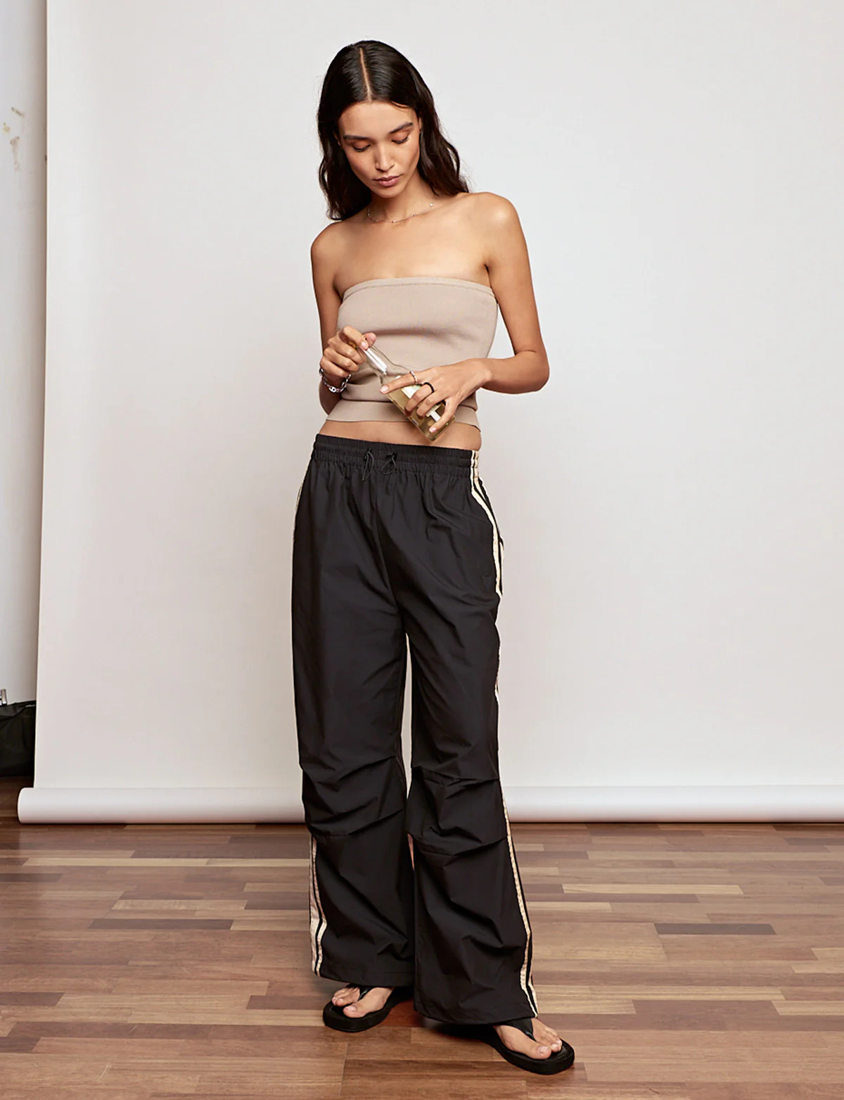 Black Track Pants | Pixie Market
