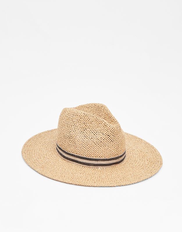 Chapeau style champêtre avec ruban | Pull & Bear FR