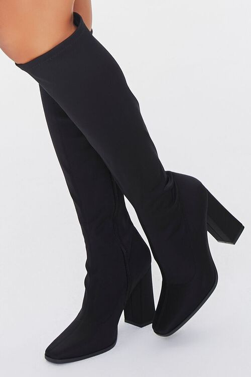 Knee-High Block Heel Boots | Forever 21 (US)