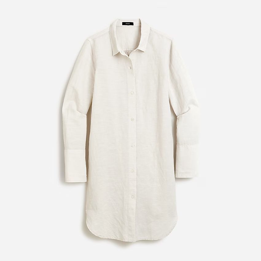 Linen-cotton beach shirt | J.Crew US