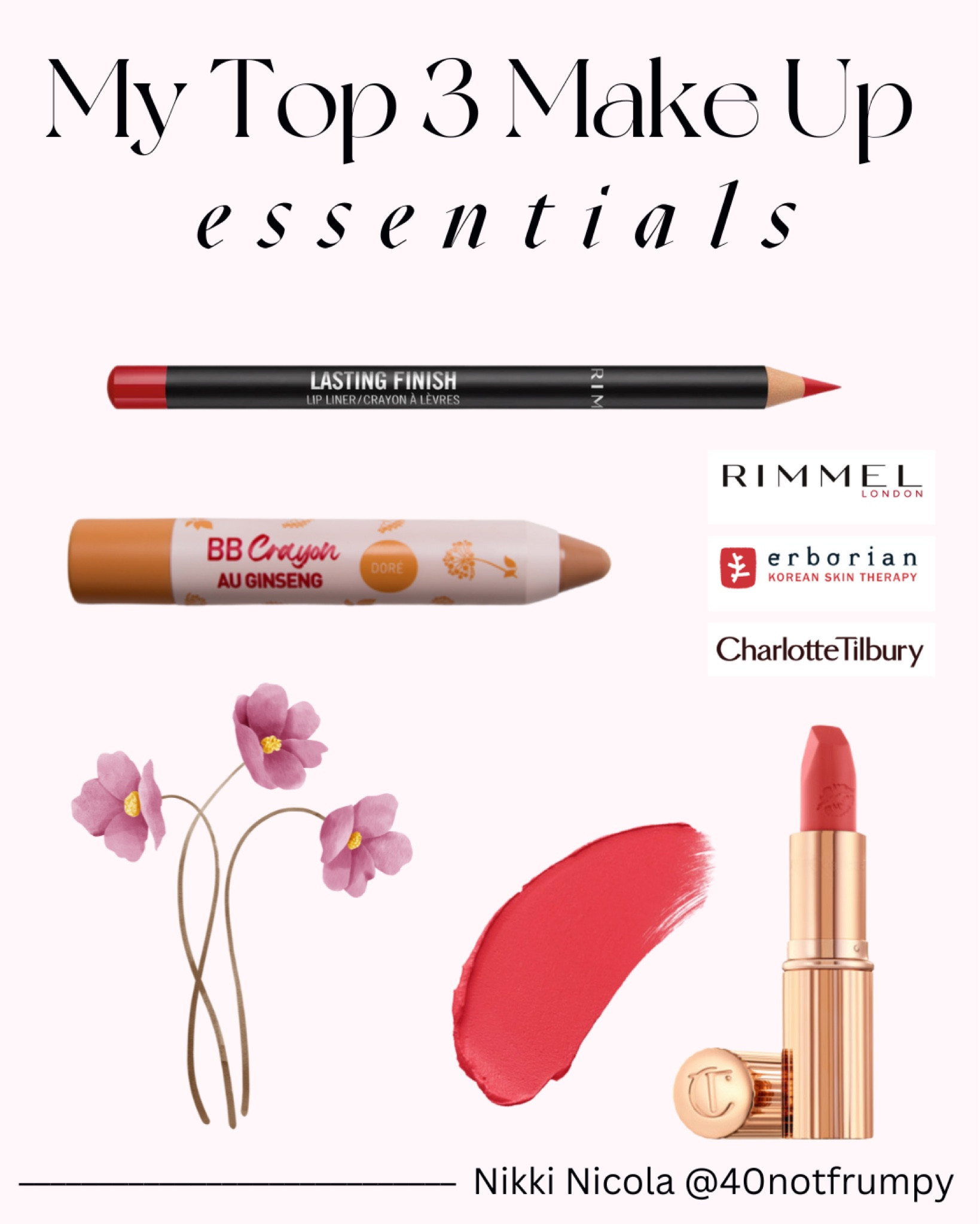 My 3 make up essentials for my morning make up routine. Erborian BB crayon, Rimmel London lip liner in Red Dynamite and Charlotte Tilbury lipstick Hot Emily ❤️

#LTKeurope #LTKbeauty #LTKunder50