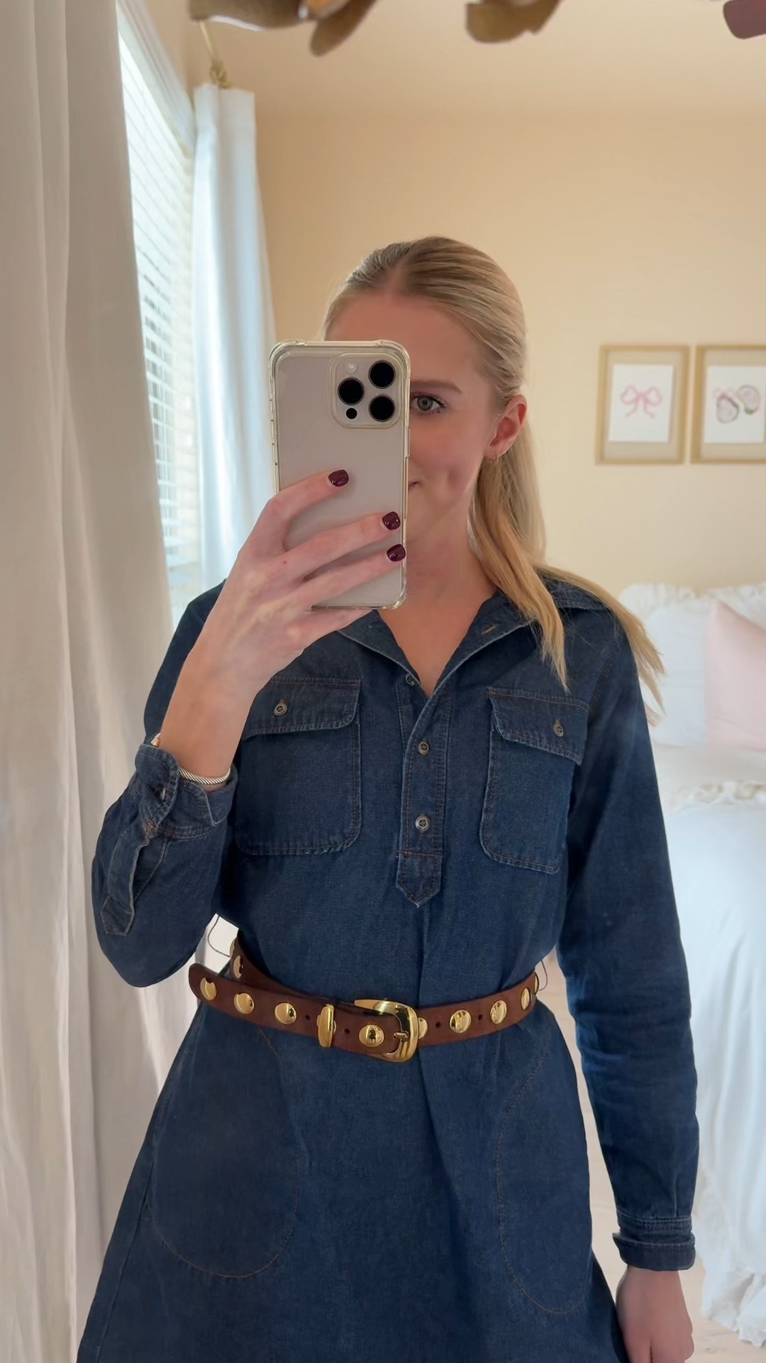 Work outfit // fall belt // work outfits // denim dress // madewell 

#LTKFindsUnder100 #LTKFindsUnder50