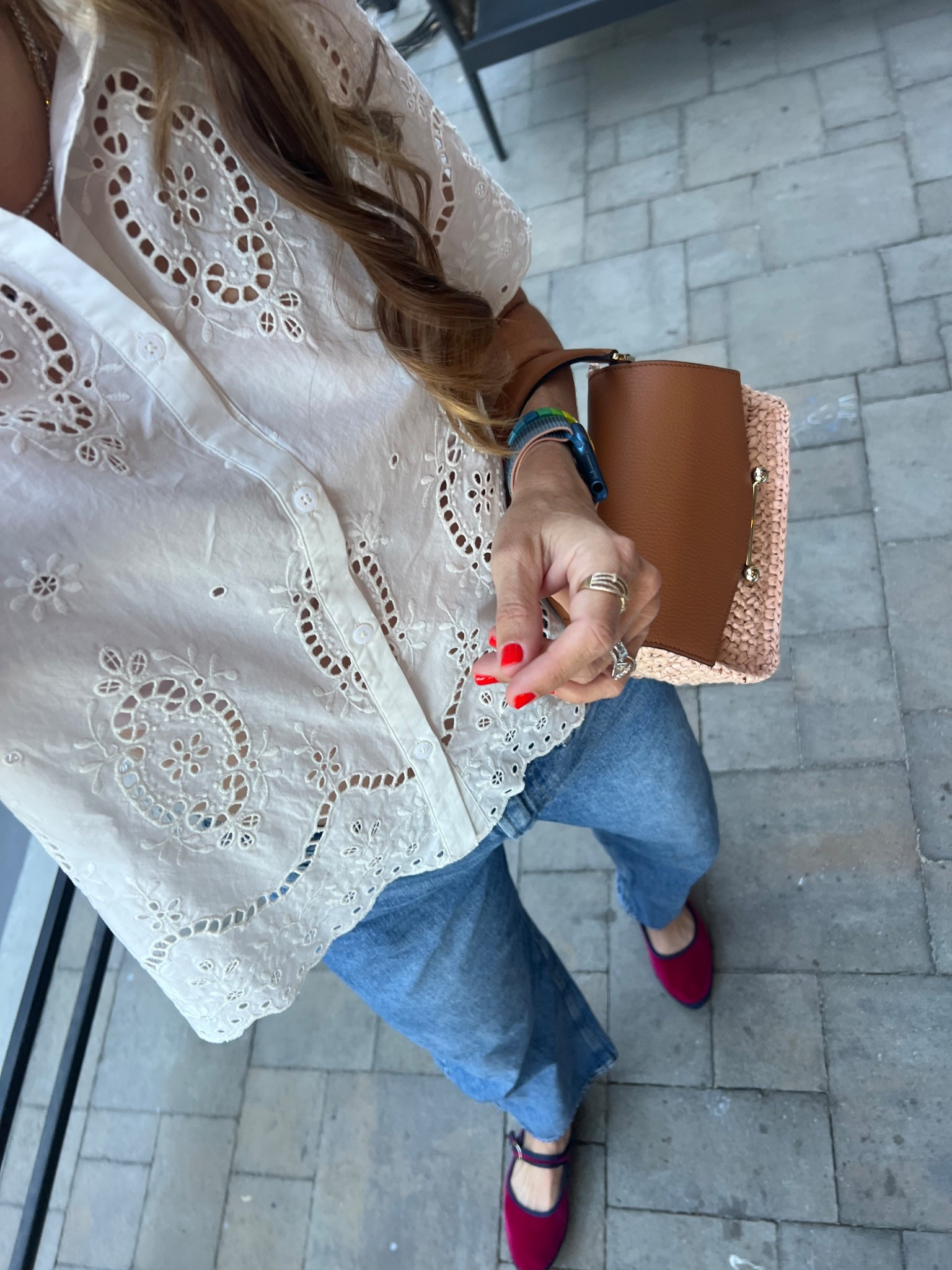 French girl style, French girl aesthetic, simple top, quiet luxury, Mom style, over 40 style,Rafia bag, wicker bag, woven bag, festival style

#LTKWorkwear #LTKItBag #LTKOver40