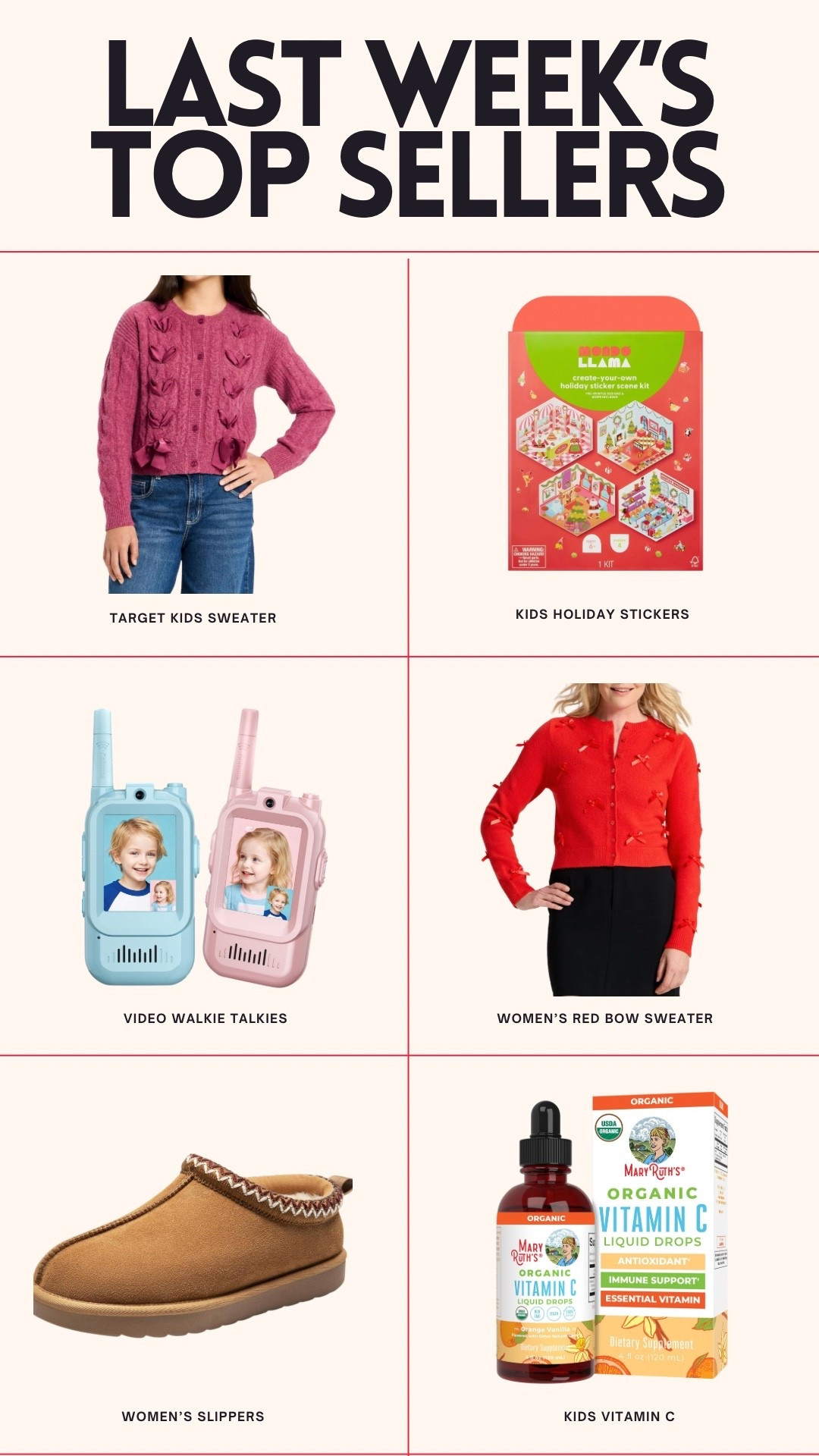 Top sellers! Holiday sweaters, toys for kids & more.

#LTKSaleAlert #LTKdayinmylife #LTKHoliday