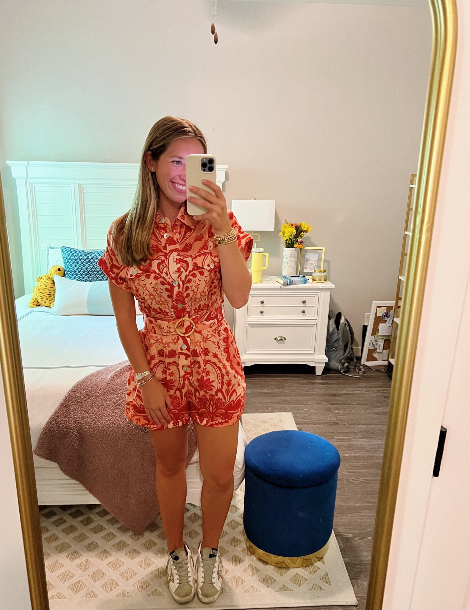 This Farm Rio romper is so cute and under $175! A great gameday option or a good transition piece into fall! I got a small

#LTKStyleTip #LTKFindsUnder100 #LTKSaleAlert