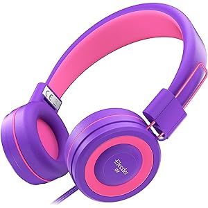 Amazon.com: Elecder i37 Kids Headphones Children Girls Boys Teens Foldable Adjustable On Ear Head... | Amazon (US)