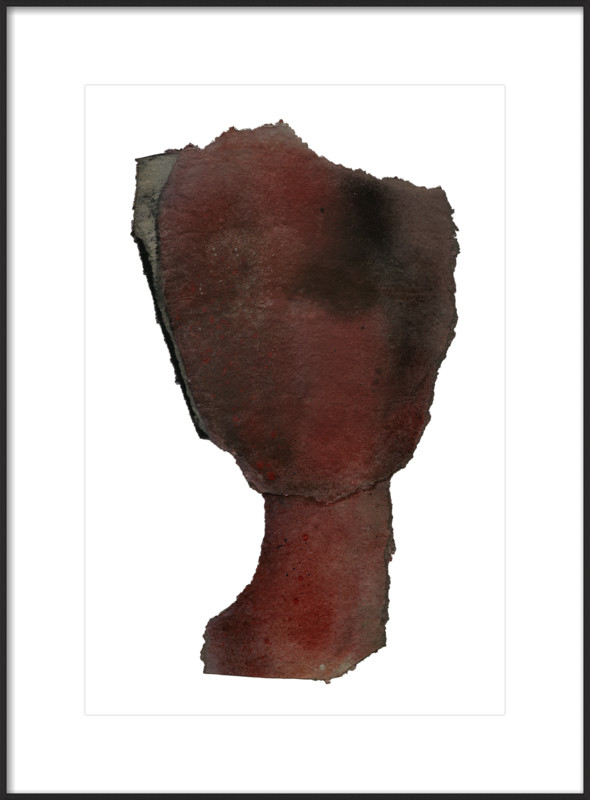 Dark Red Head | Artfully Walls