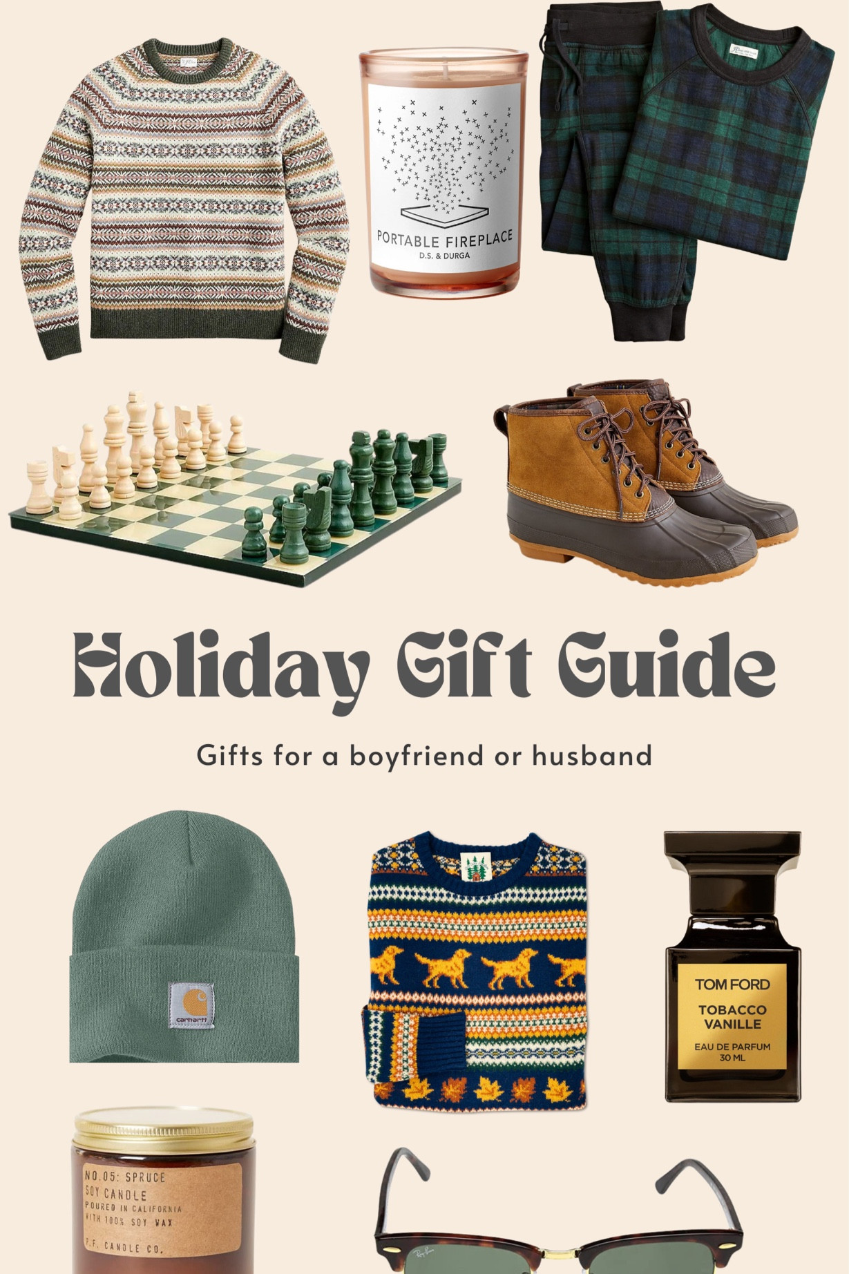 Holiday gift guide— gifts for a boyfriend or husband! 

#LTKGiftGuide #LTKunder50 #LTKmens